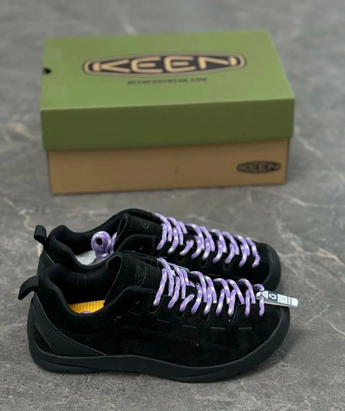 Black Keen Jasper I WP Hiking Climbing Trainer Shoes Mens Sneaker in Box