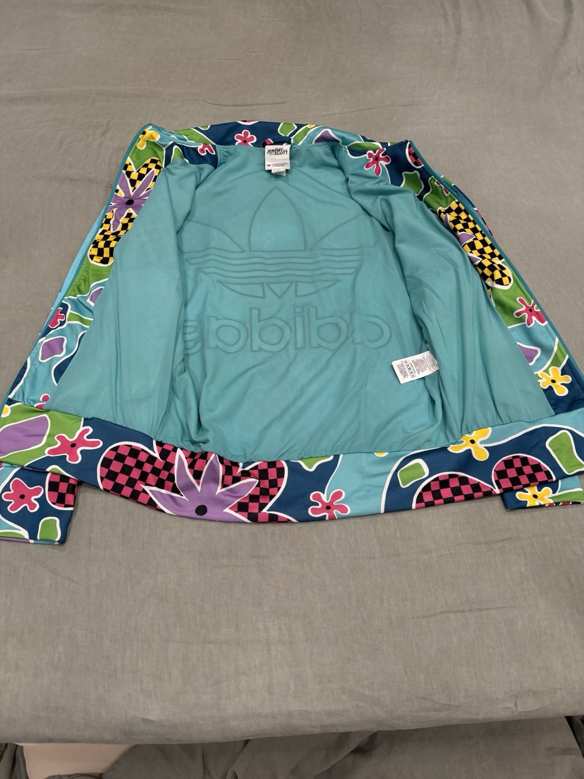 Jeremy Scott Adidas Psychedelic Floral Track Jacket M