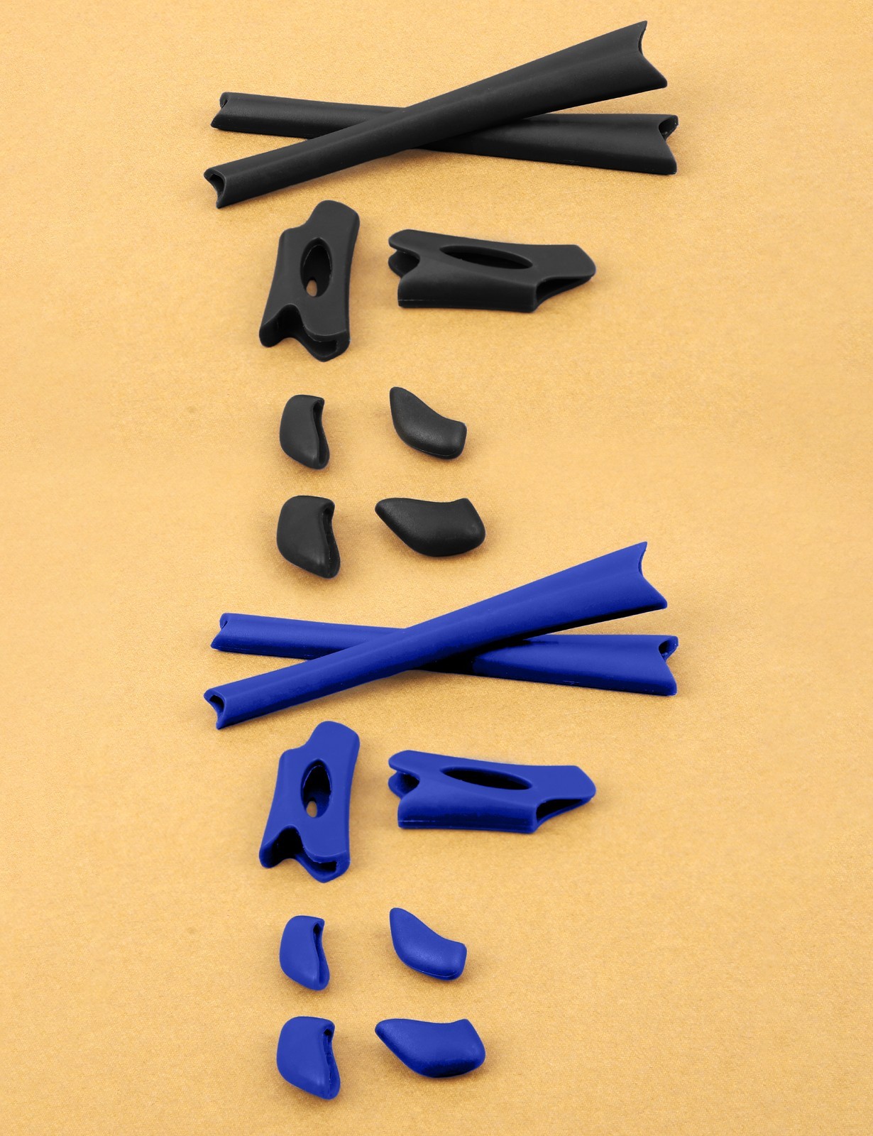 Silicon Earsocks Nose Pads Rubber Kits for-Oakley Flak Jacket OO9008 XLJ OO9009