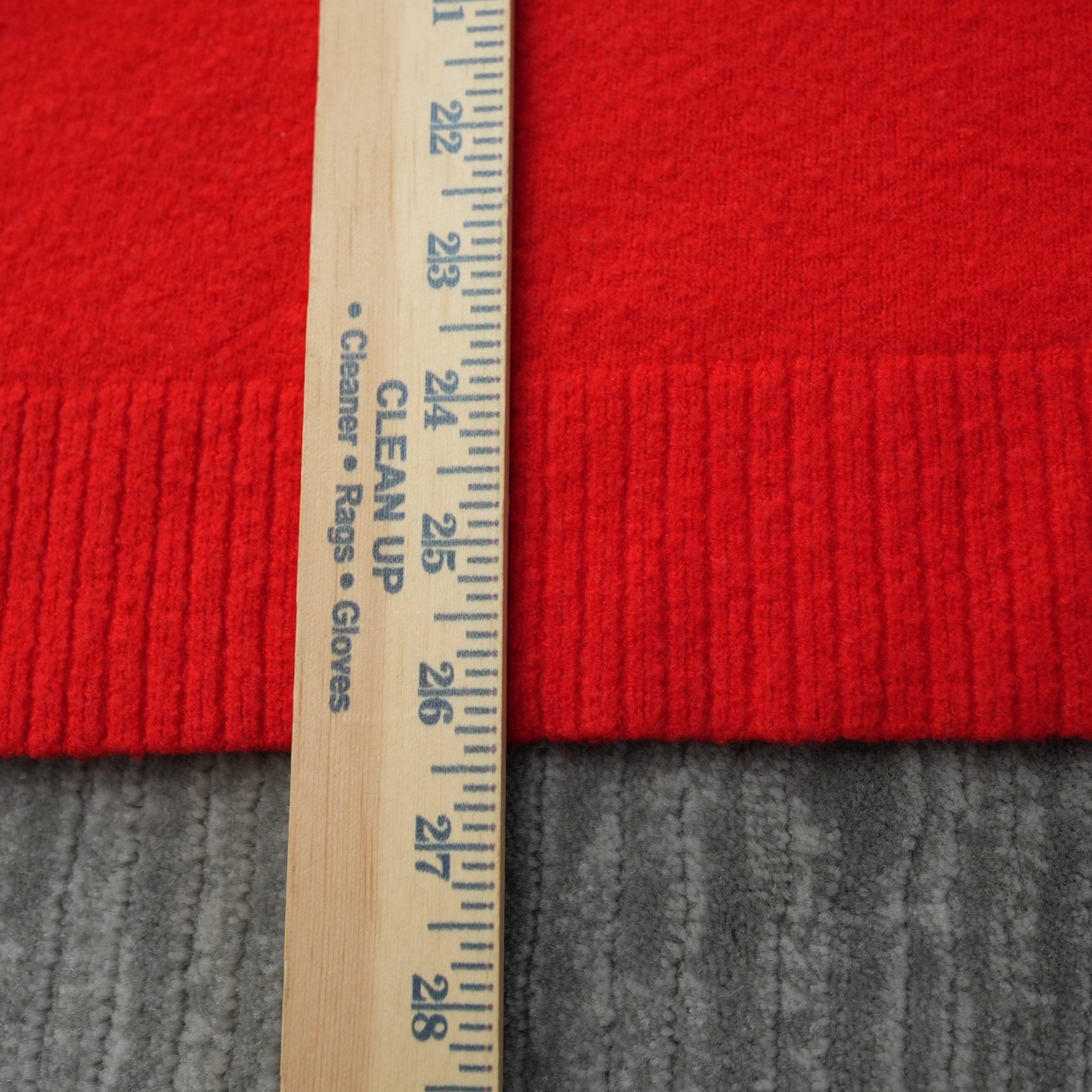 J Crew Sweater Women Red Crew Neck Long Sleeve Acrylic Wool Pullover Solid XL
