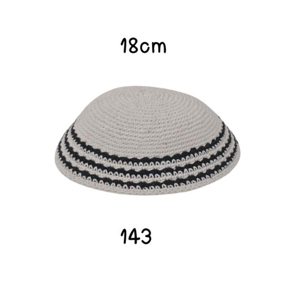 Knitted Yarmulke kippot hat Kippah skull yamaka Holy kipa 18 cm