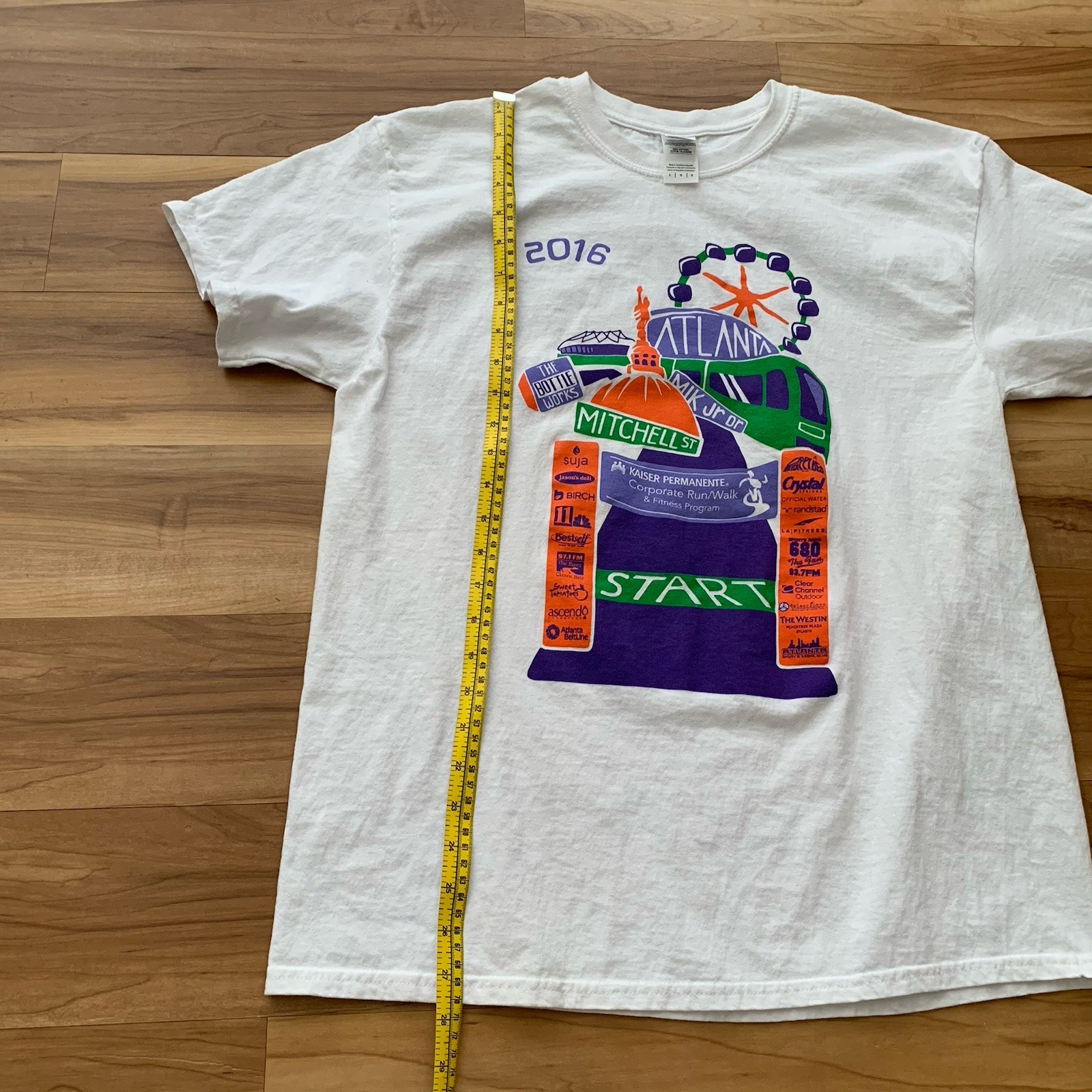 Kaiser Permanente Corporate Run/Walk Tshirt Atlanta 2016 Men’s Large