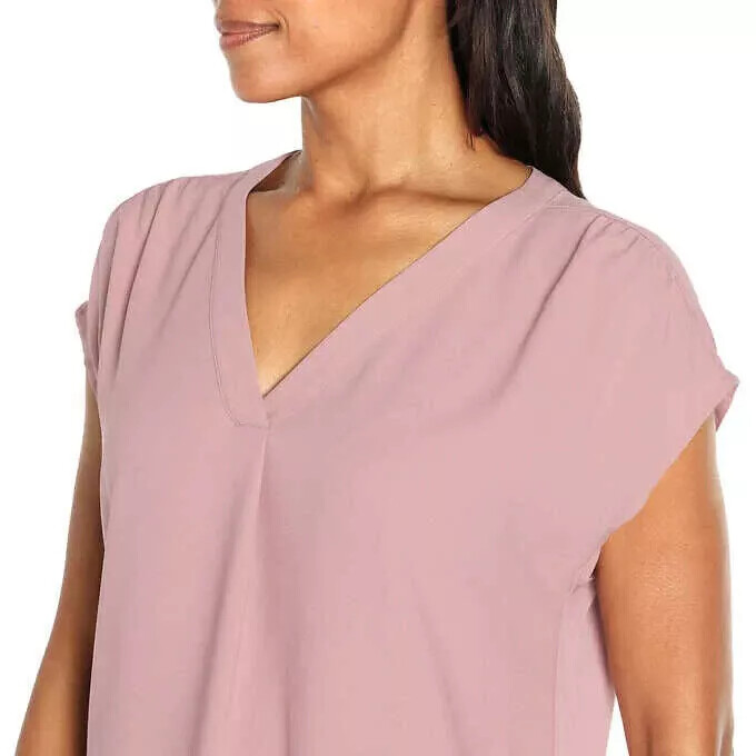 Banana Republic Ladies’ Short Sleeve V-Neck Blouse(#1764639 & 1685714)