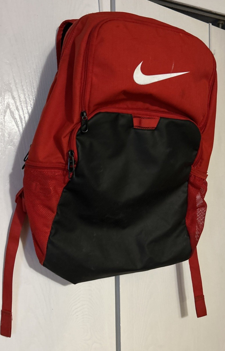 ~ Nike ~ Brasilia Backpack Red and Black Extra Large Backpack Unisex