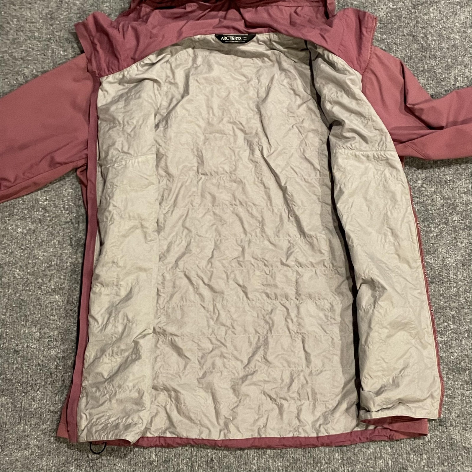 Arc’teryx Atom SL Hoody Womens S Pink Full Zip Insulated Hiking *Read*