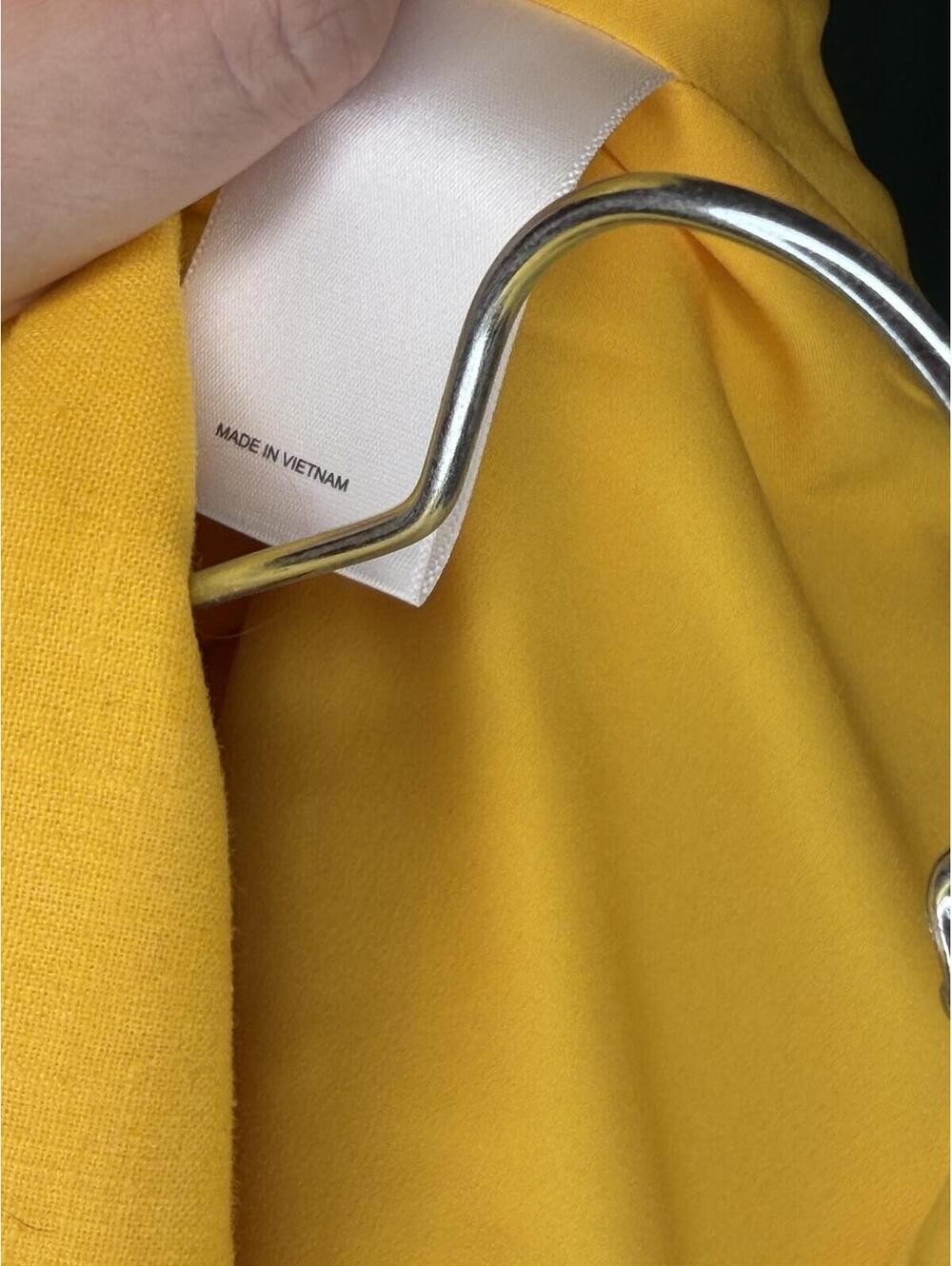 Express Yellow Linen Blend Blazer – Size L