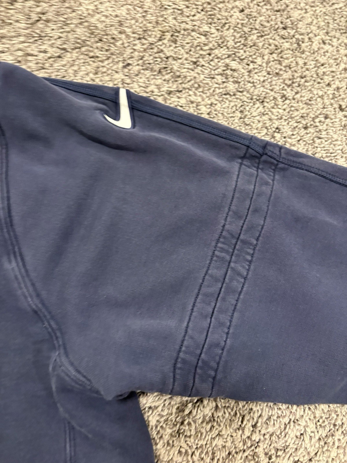 Nike NFL Denver Broncos Navy Fleece Pullover Hoodie w/ Pockets Men’s XXL