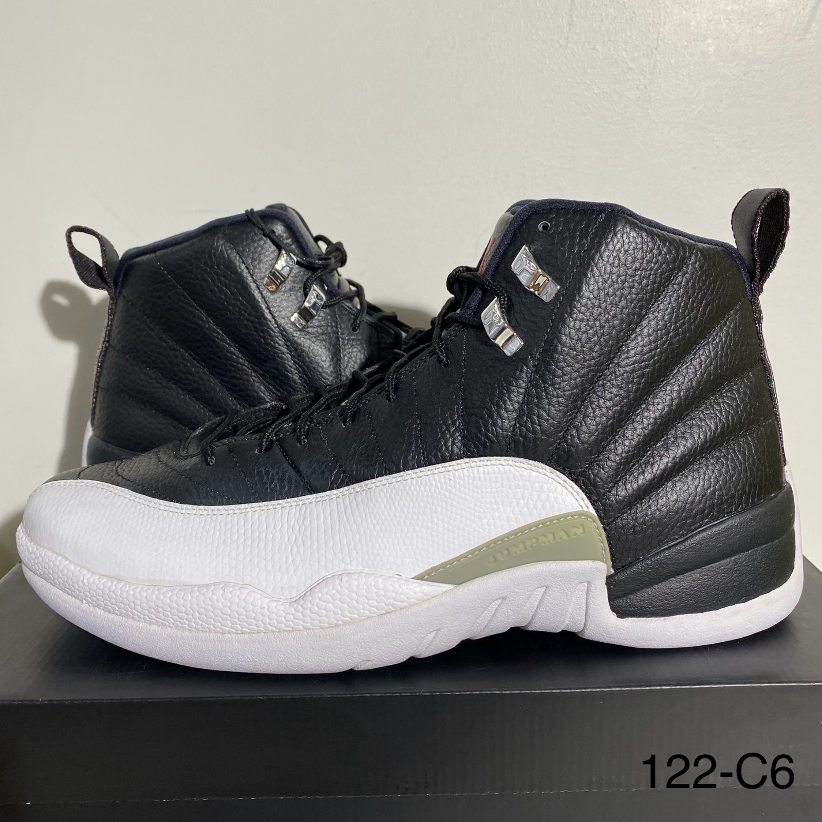 Size 12.5 – Nike Air Jordan 12 Retro 2012 Playoff Sneakers 130690-001 Ship Fast!
