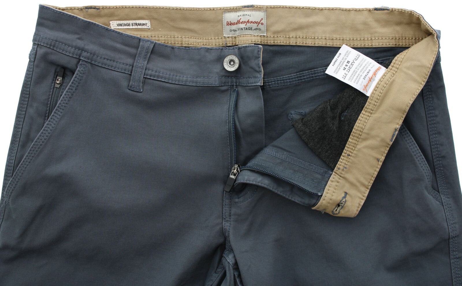Original Weatherproof Vintage Men’s Flex Utility Pants Straight Fit, 6-Pockets
