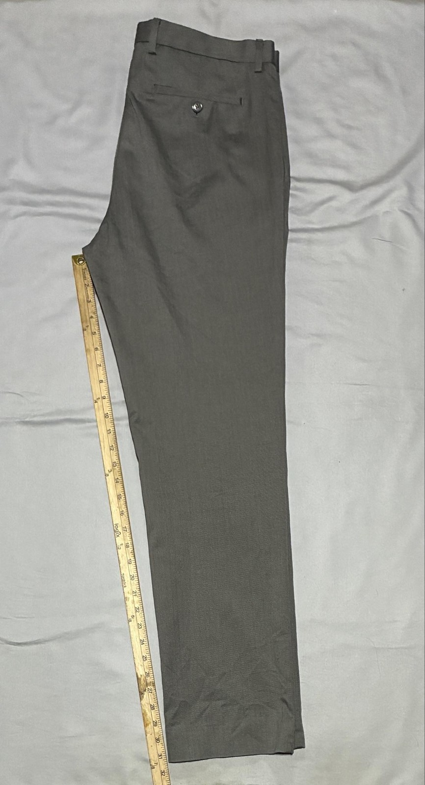 Banana Republic Pants Mens 34×34 Gray Herringbone Dress Slacks Lightweight Slim