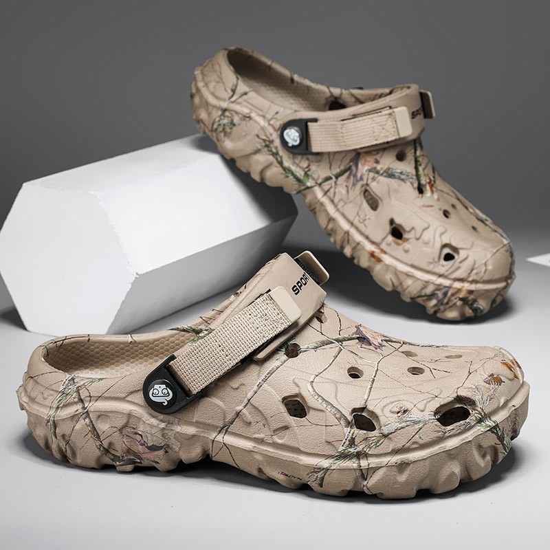 Men’s EVA Garden Sandals – Platform LEISURE Clogs Outdoor Slip-On Summer Shoes