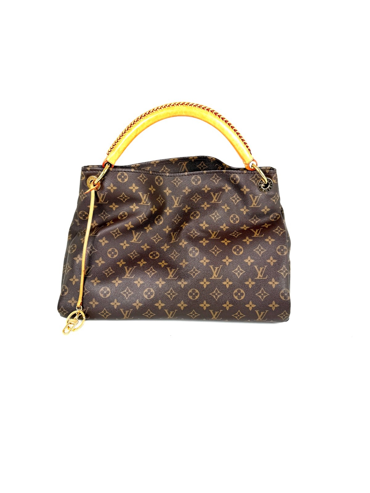LOUIS VUITTON Artsy MM Monogram Canvas Brown Tote Shoulder Bag
