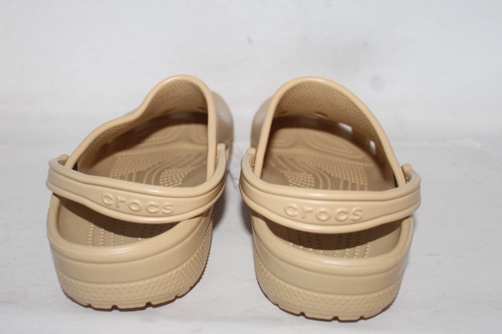 Crocs Men’s Atmosphere Tan Durable Croslite Clogs Size 14