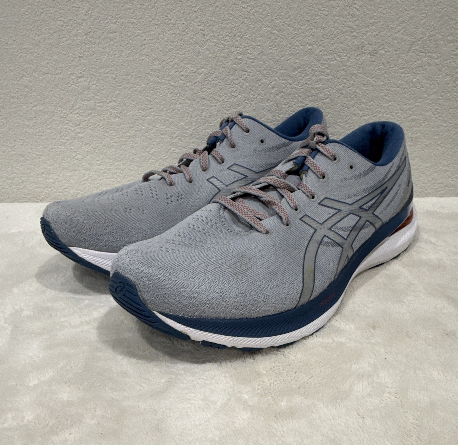 ASICS GEL-Kayano 29 Men’s Gray/Blue/White Lace-Up Low Top Running Sneakers