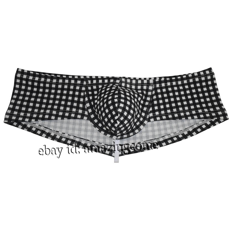Men Bubble Knitted Fabric Thong Boxers Underwear Soft & Elastic & Cheeky Briefs