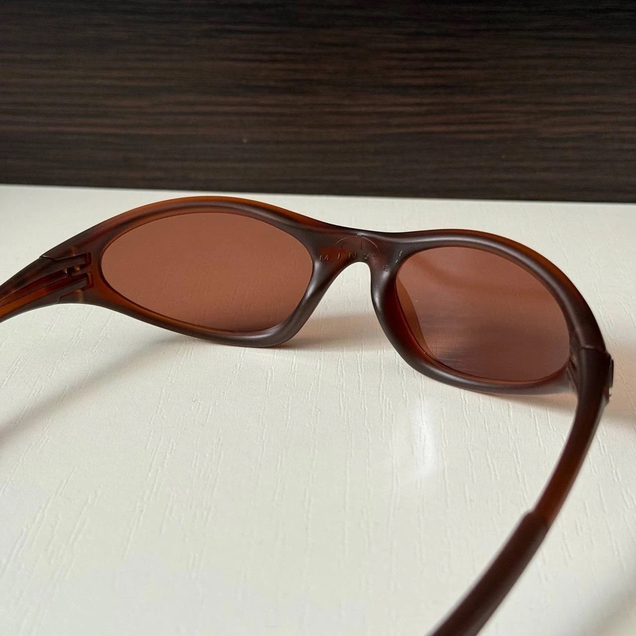 Oakley Minute 1.0 Brown Sunglasses Outdoor plate splice eye redux eye jacket