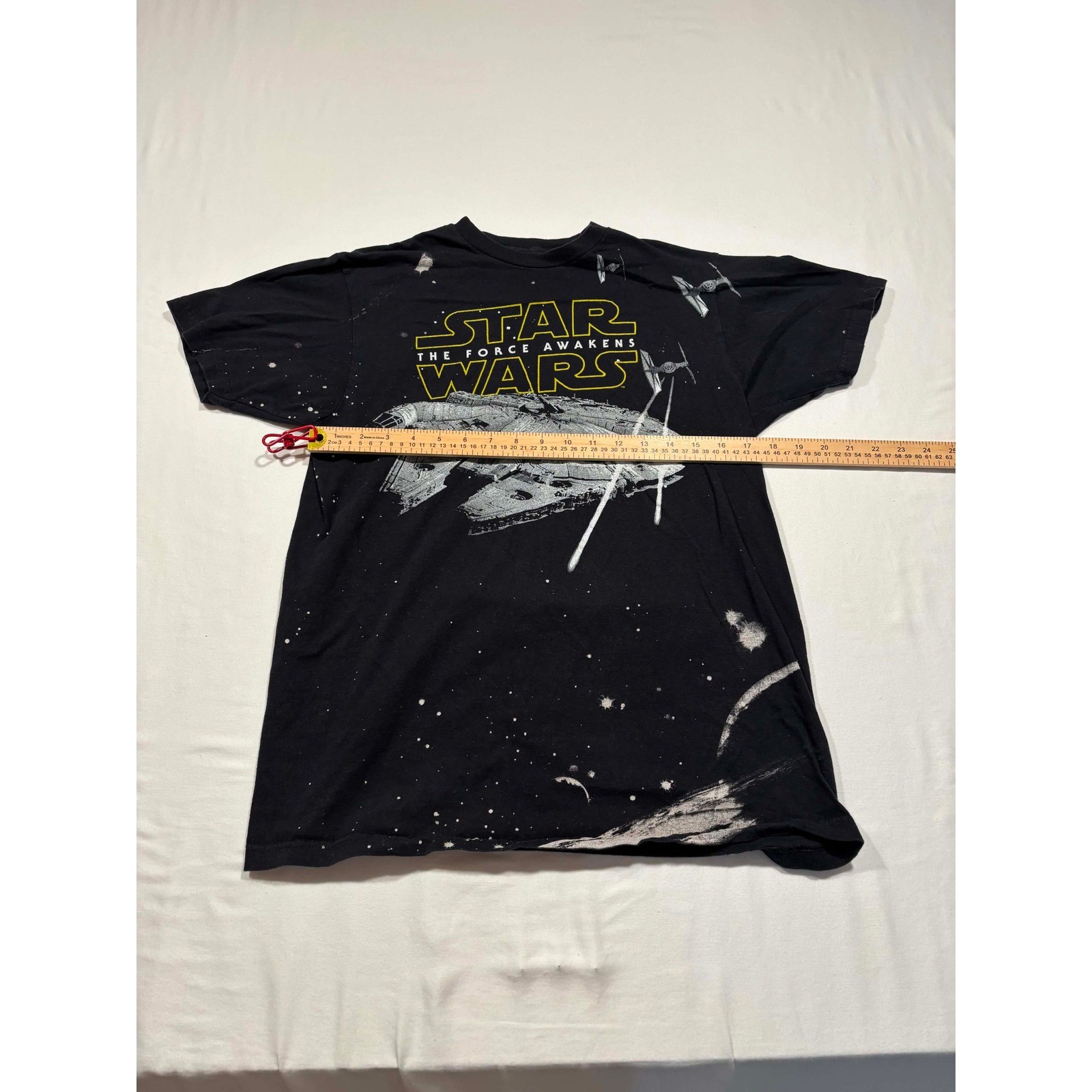 Star Wars The Force Awakens Millennium Falcon Shirt Fifth Sun Black Mens Medium