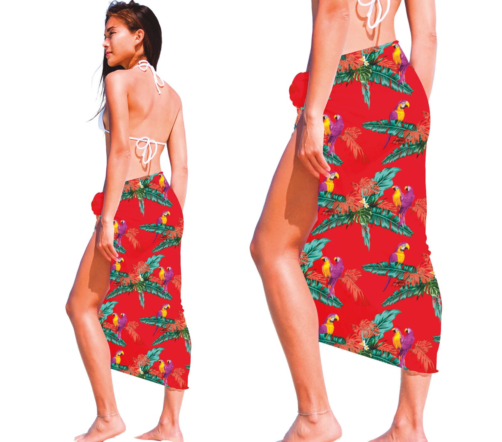 RED SARONG 150X100 CM