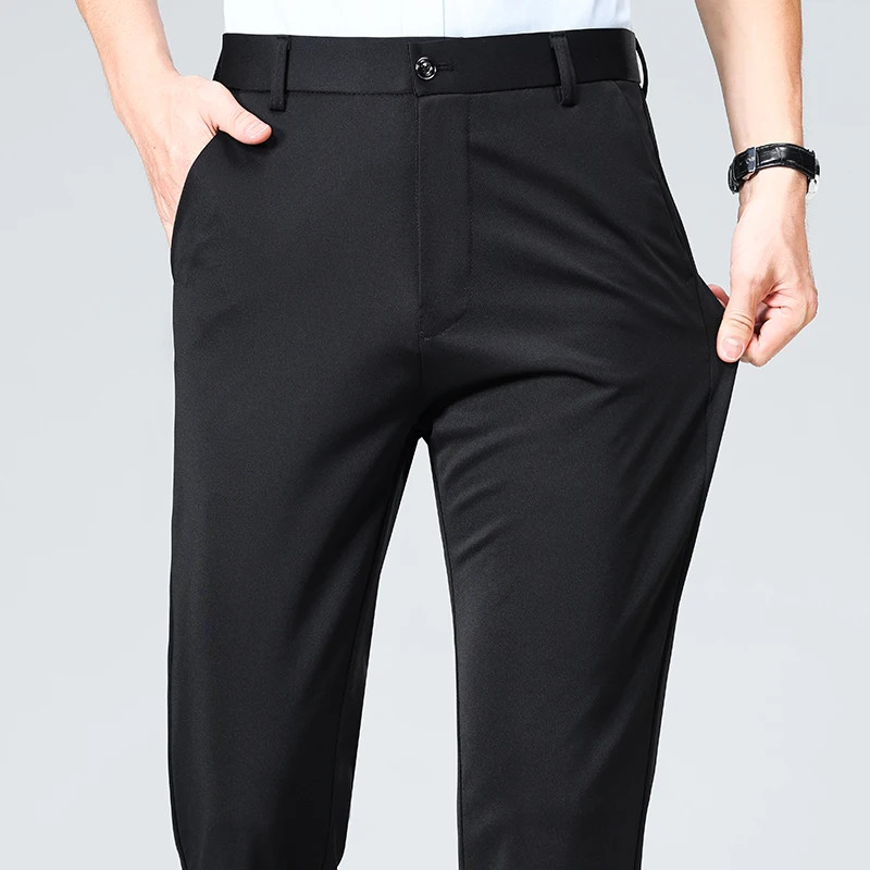 Mens Office Trousers Office Business Formal Casual Smart Business Work Pants
