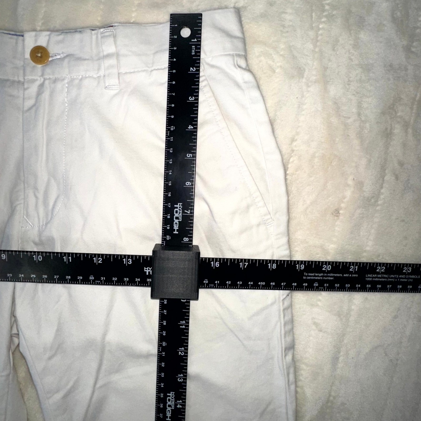 Tommy Hilfiger Men’s Custom Fit Pants Snow White Size 29×30 Slim Straight NWT