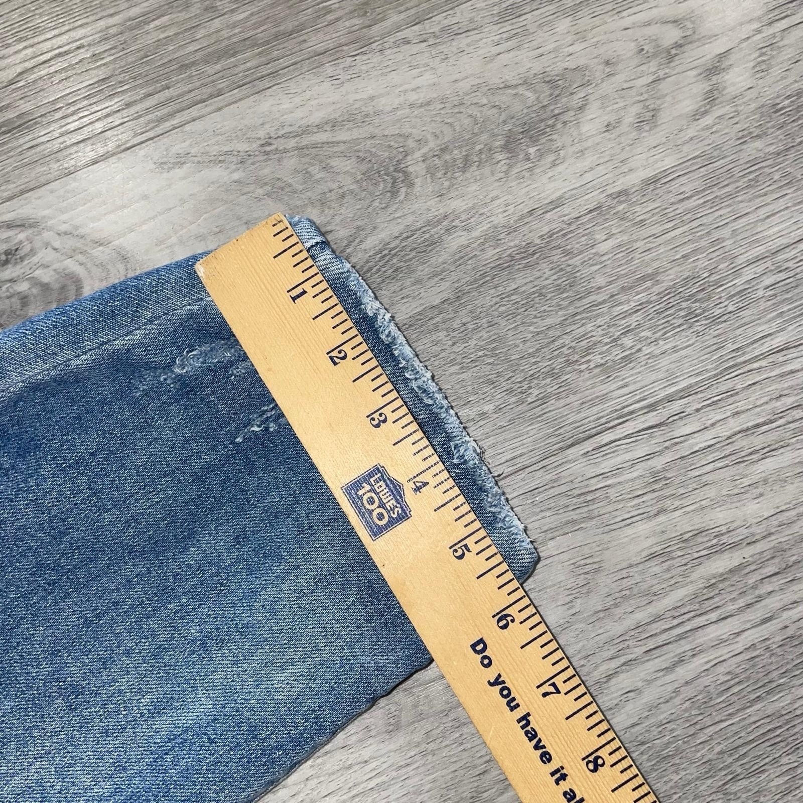 Judy Blue Destroyed Boyfriend Denim Jeans Womens Size 11/30 Blue JB82170LT Pants
