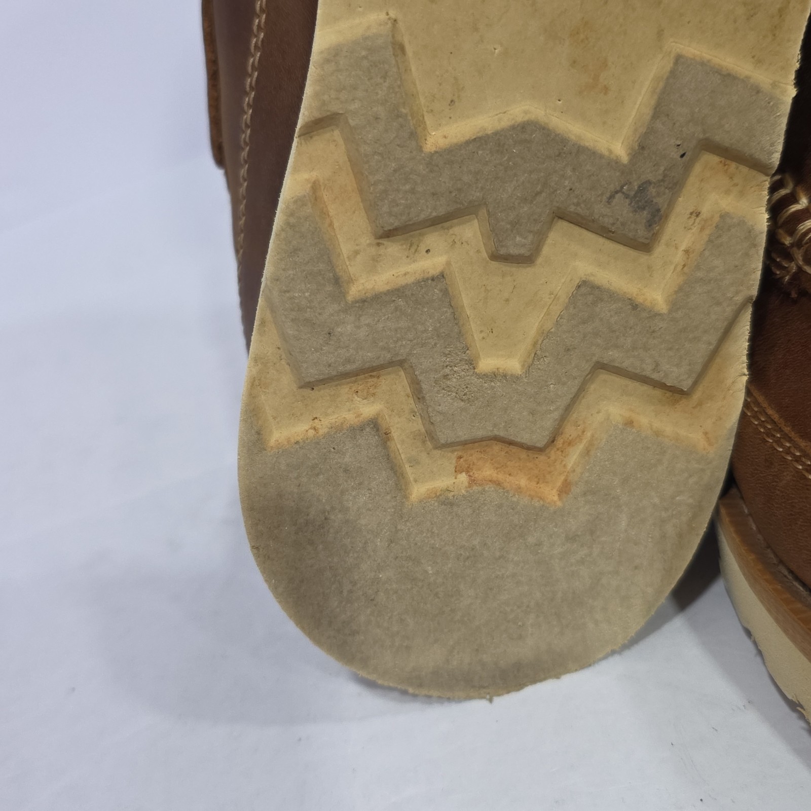 Twisted X Men’s 10 M Basket Weave Moc Toe Wedge Western Chukka Boots MCA0032