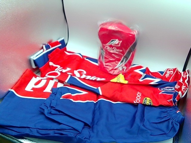 Talladega Nights Ricky Bobby Old Spice Red Jumpsuit Costume W/ Hat NASCAR