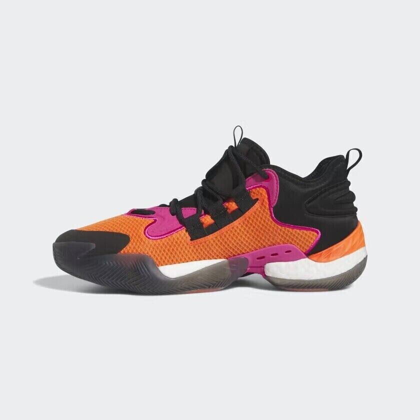 Adidas Basketball Shoes BYW Select Low Black Impact Orange 2023 Men’s 11.5- 8.5
