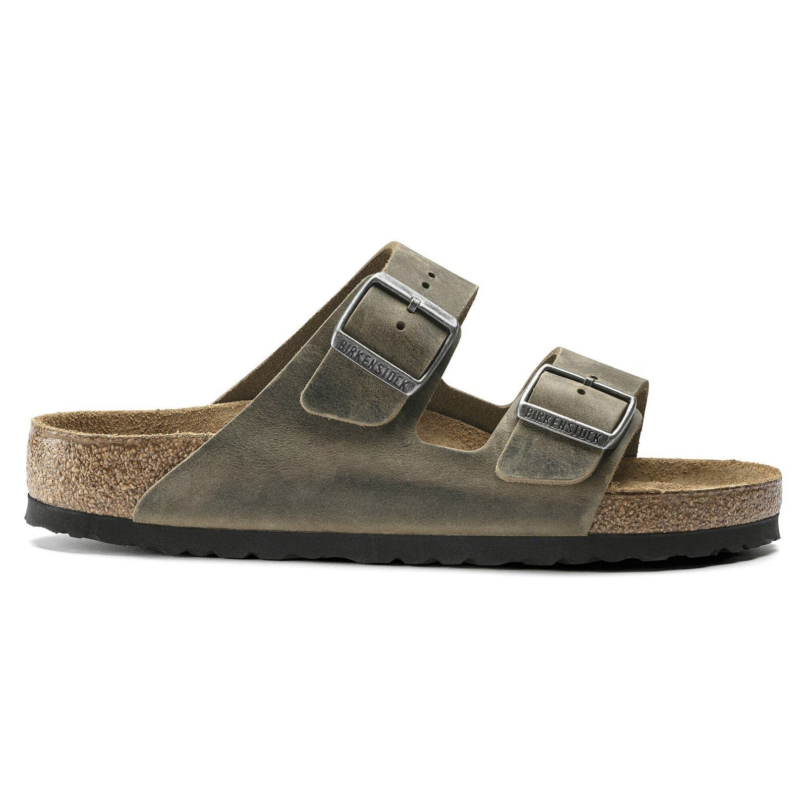 Birkenstock Arizona Soft Footbed Oiled Leather Sandals – Faded Khaki