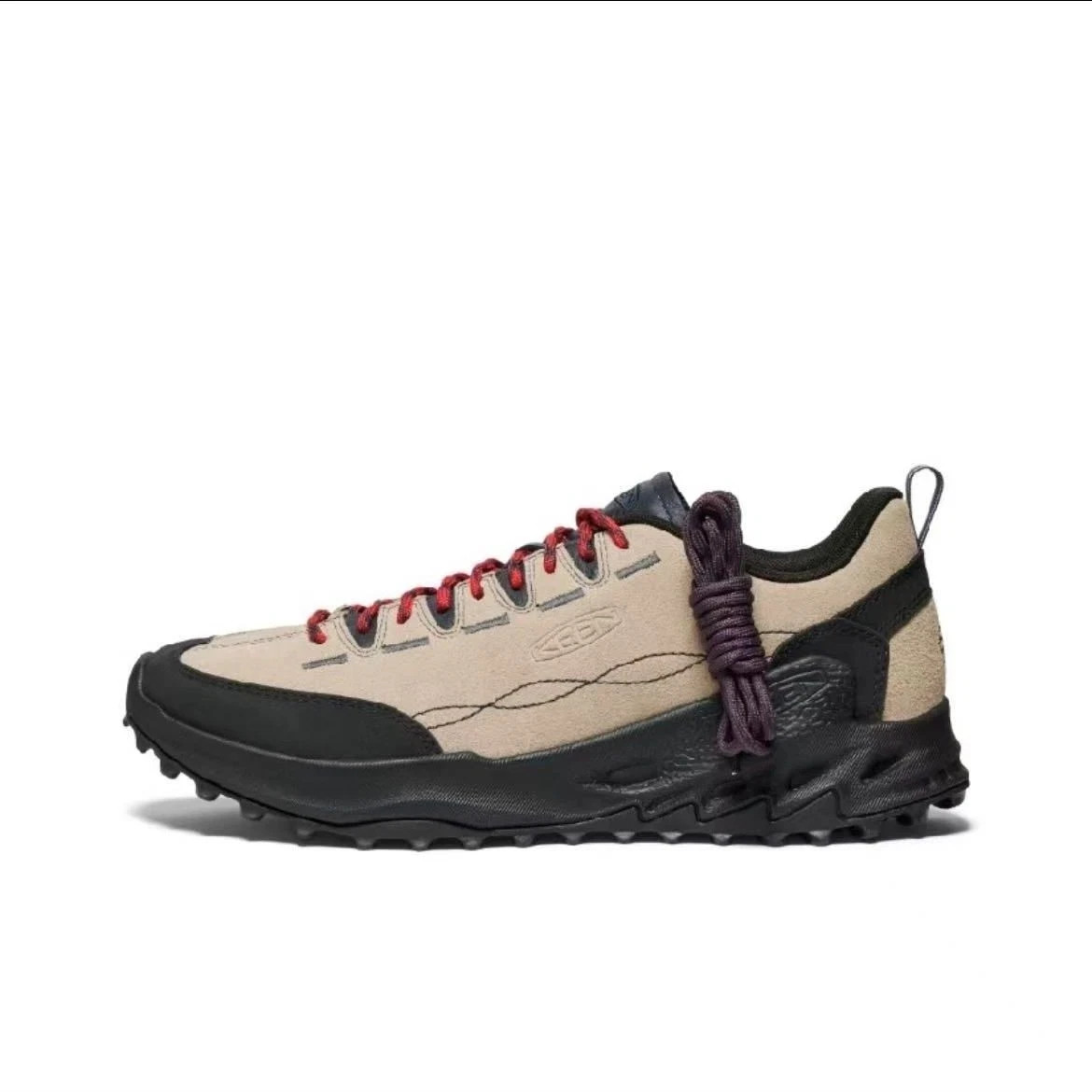 Mens All-Terrain Keen Jasper Zionic Suede Hiking Sneaker Climbing Approach Shoes