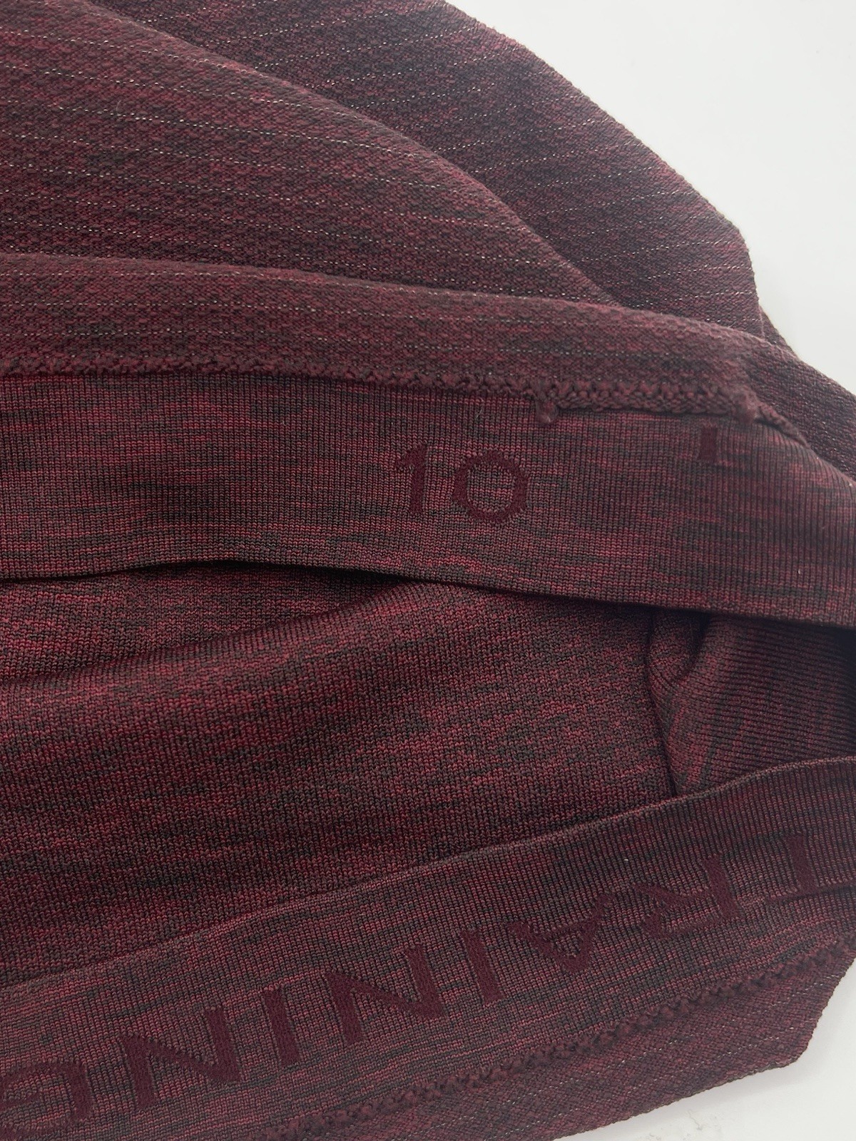 LULULEMON Swiftly Tech 2.0 Womens 10 Deep Rouge Short Sleeve Athletic Shirt EUC