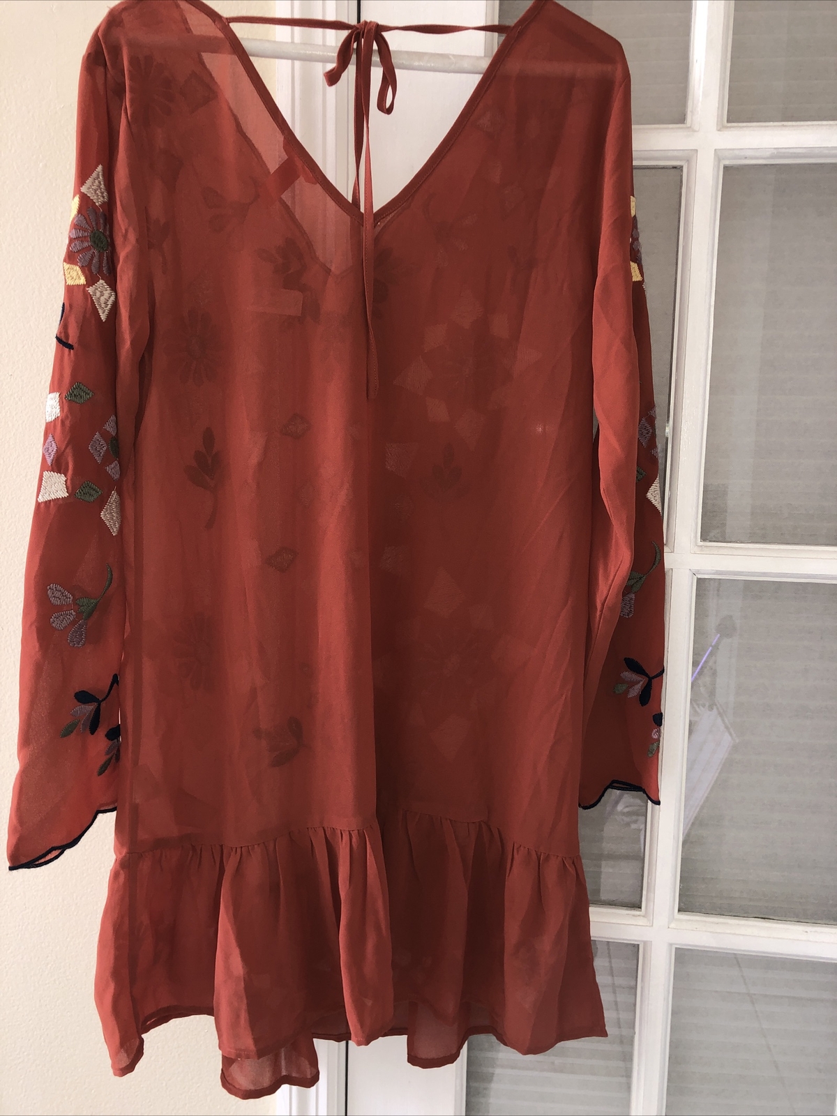 Chelsea & Violet Sheer Dress Floral & Flouncy Tunic Option Size S READ