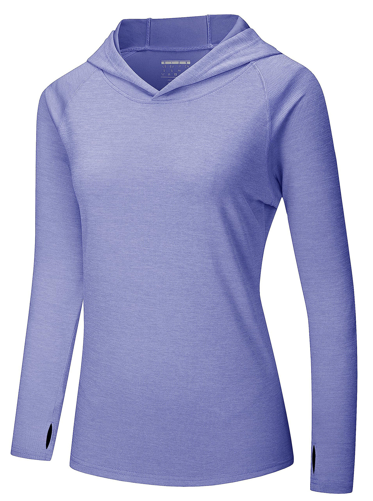 Womens Long Sleeve Hoodie Lightweight UPF 50+ UV Protection Sun Shirts Work Tops