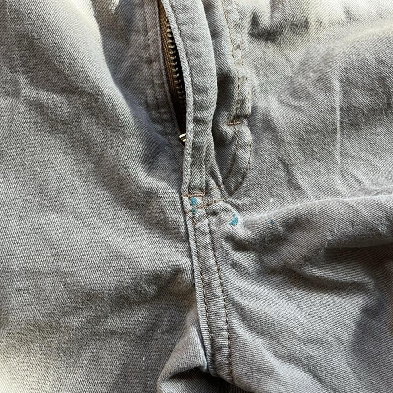Wrangler Men’s Beige Cargo Pants 30W Cotton/Spandex Twill Regular Straight