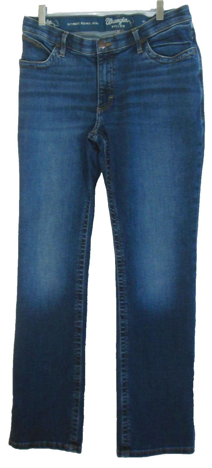 Wrangler Willow Jeans 15X34 Actual Med-Dark Wash Mid Rise Boot Women GUC