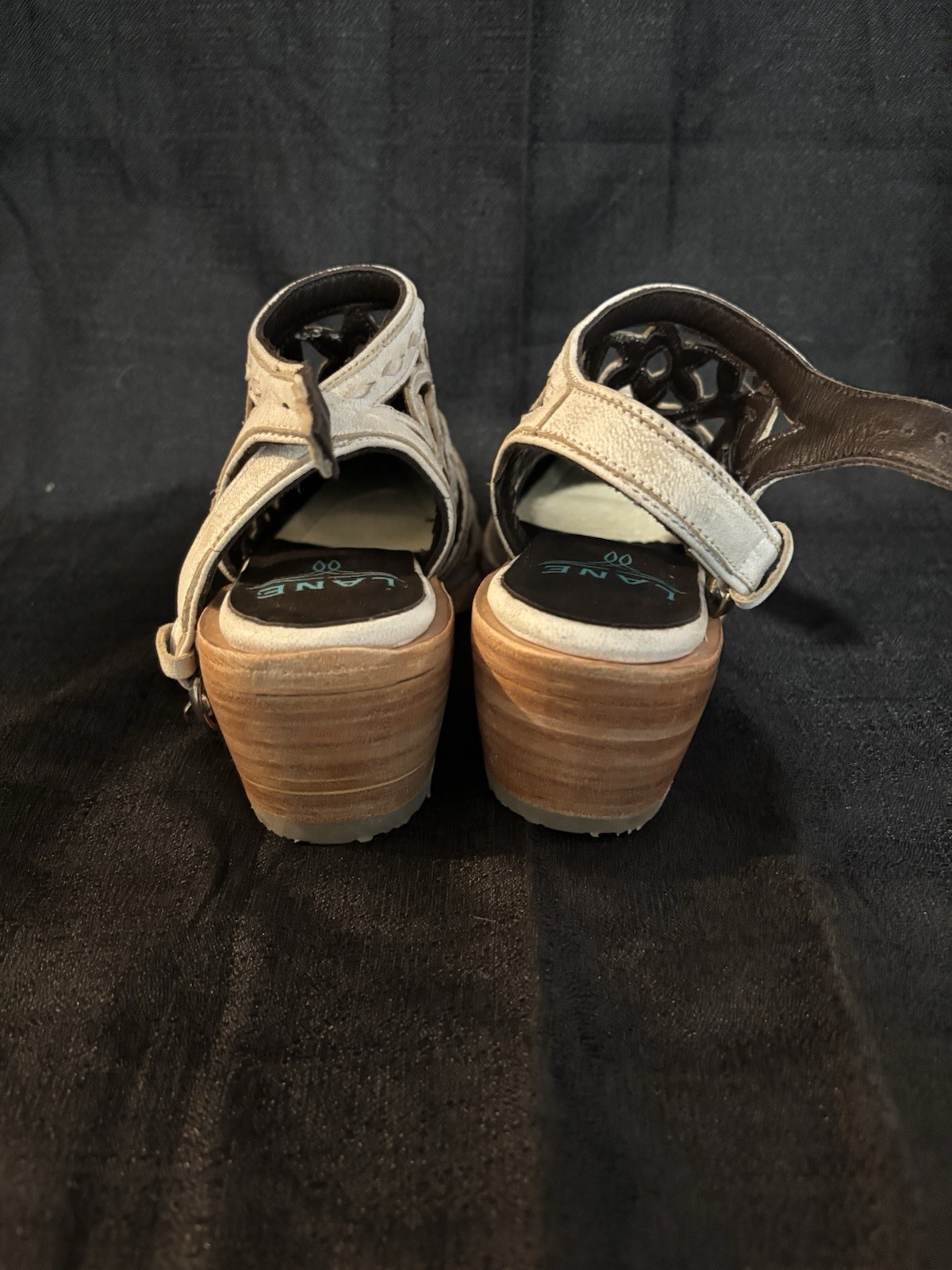 Robin Cut Out Slingback Mule – Ceramic Crackle