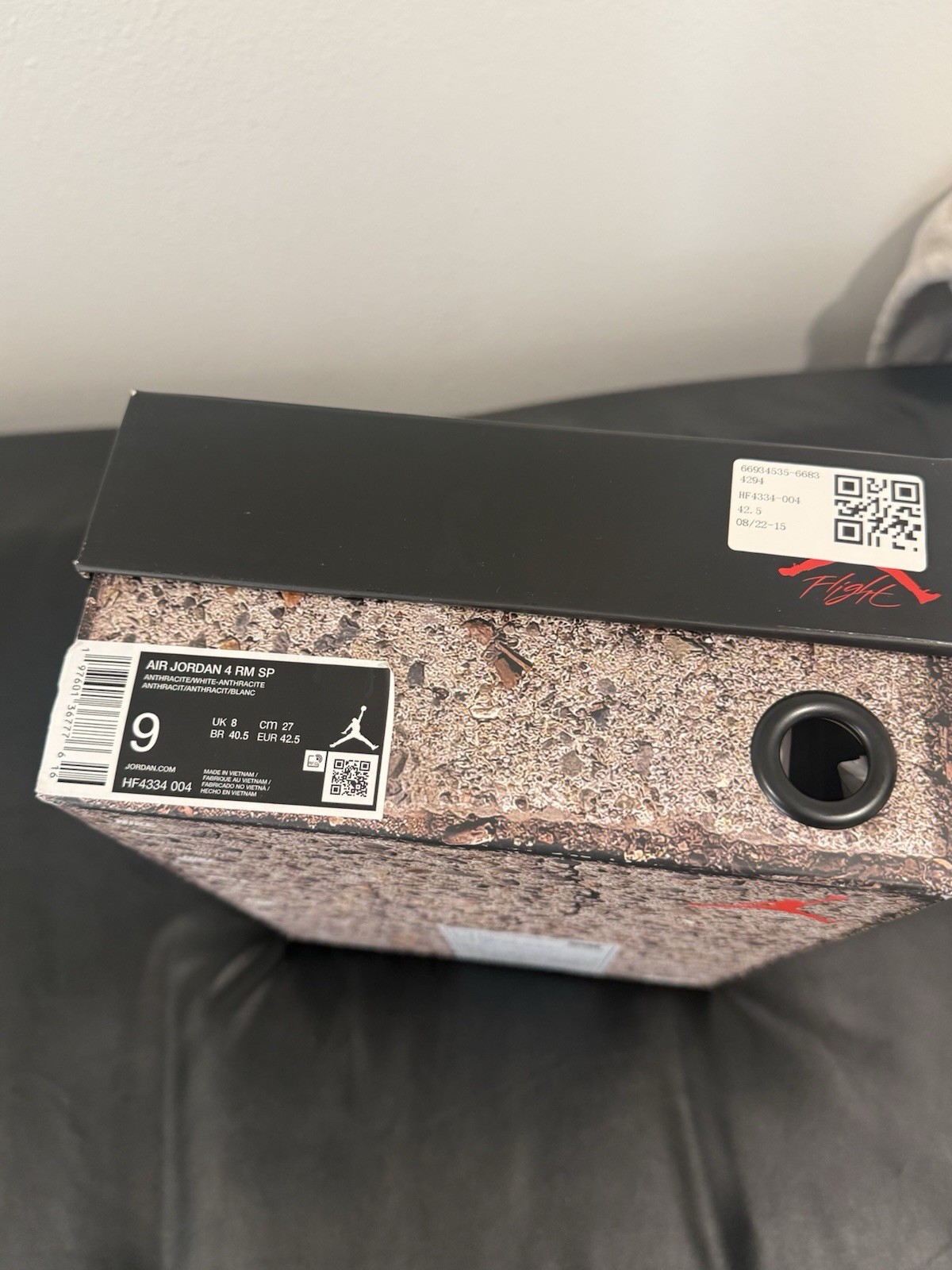Jordan 4 RM SP Nigel Sylvester Driveway Grey