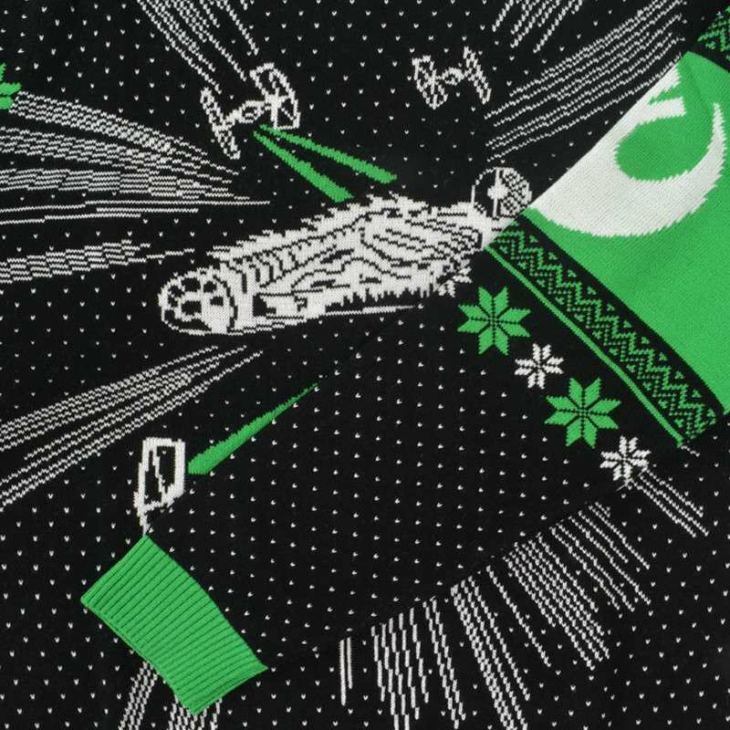 Official Numskull Christmas Xmas Jumper Star Wars Falcon UK: XS / US: XXS New