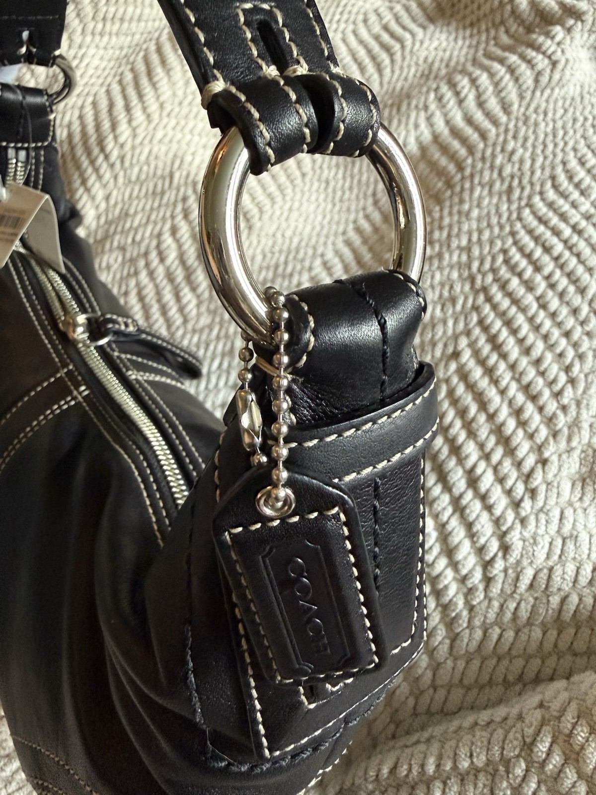 Vintage COACH Handbag Soho Hobo Black Authentic NWT C063-10031 Shoulder Bag