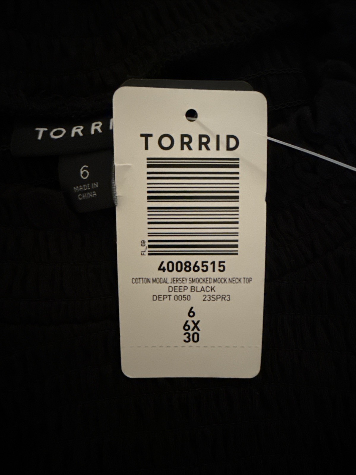 TORRID TEE SHIRT TOP BLOUSE 6 6X 6XL 30 NEW