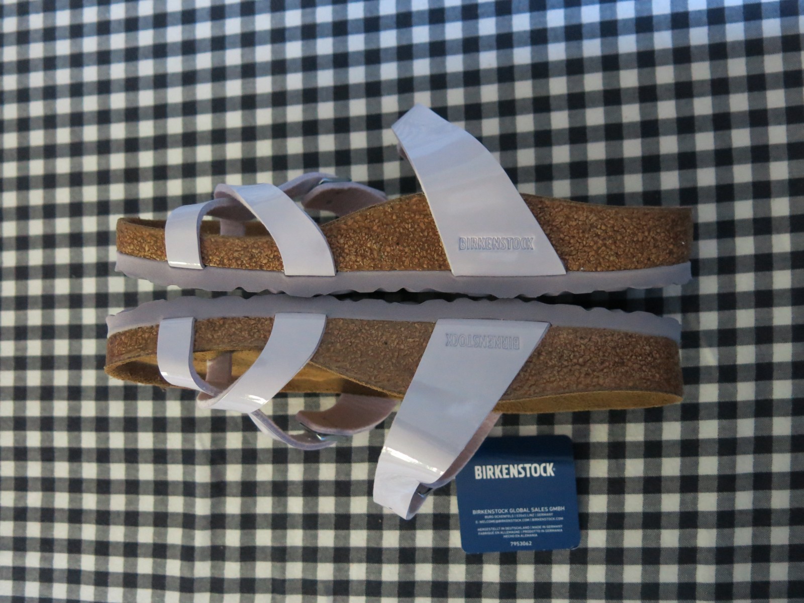 Birkenstock Mayari Birko-Flor® Patent purple fog EU 37 US 6-6.5 regular/wide