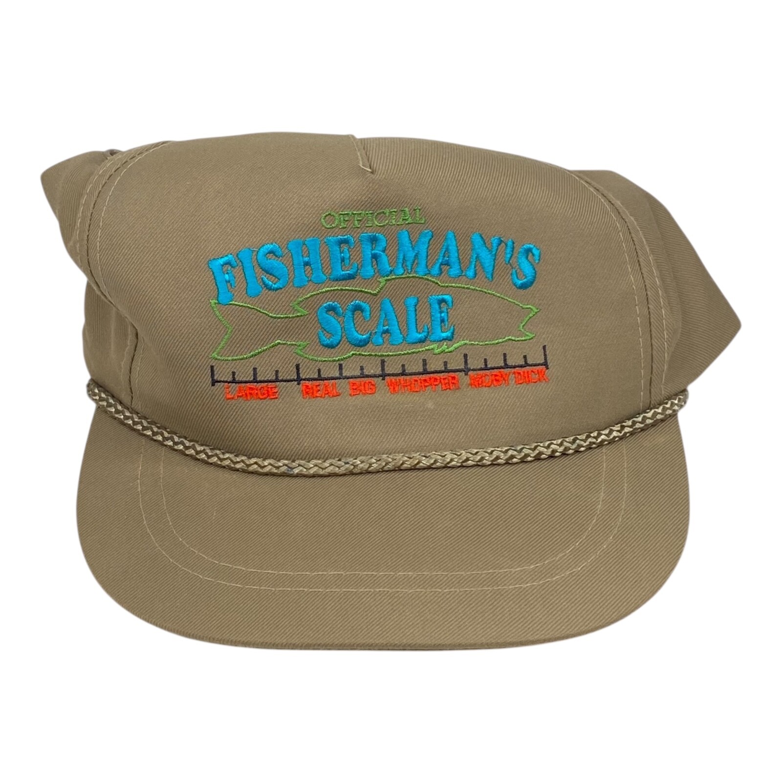 Vintage trucker hat Official Fisherman’s Scale JJ of Dallas Mfg. 90 Y2K Snapback