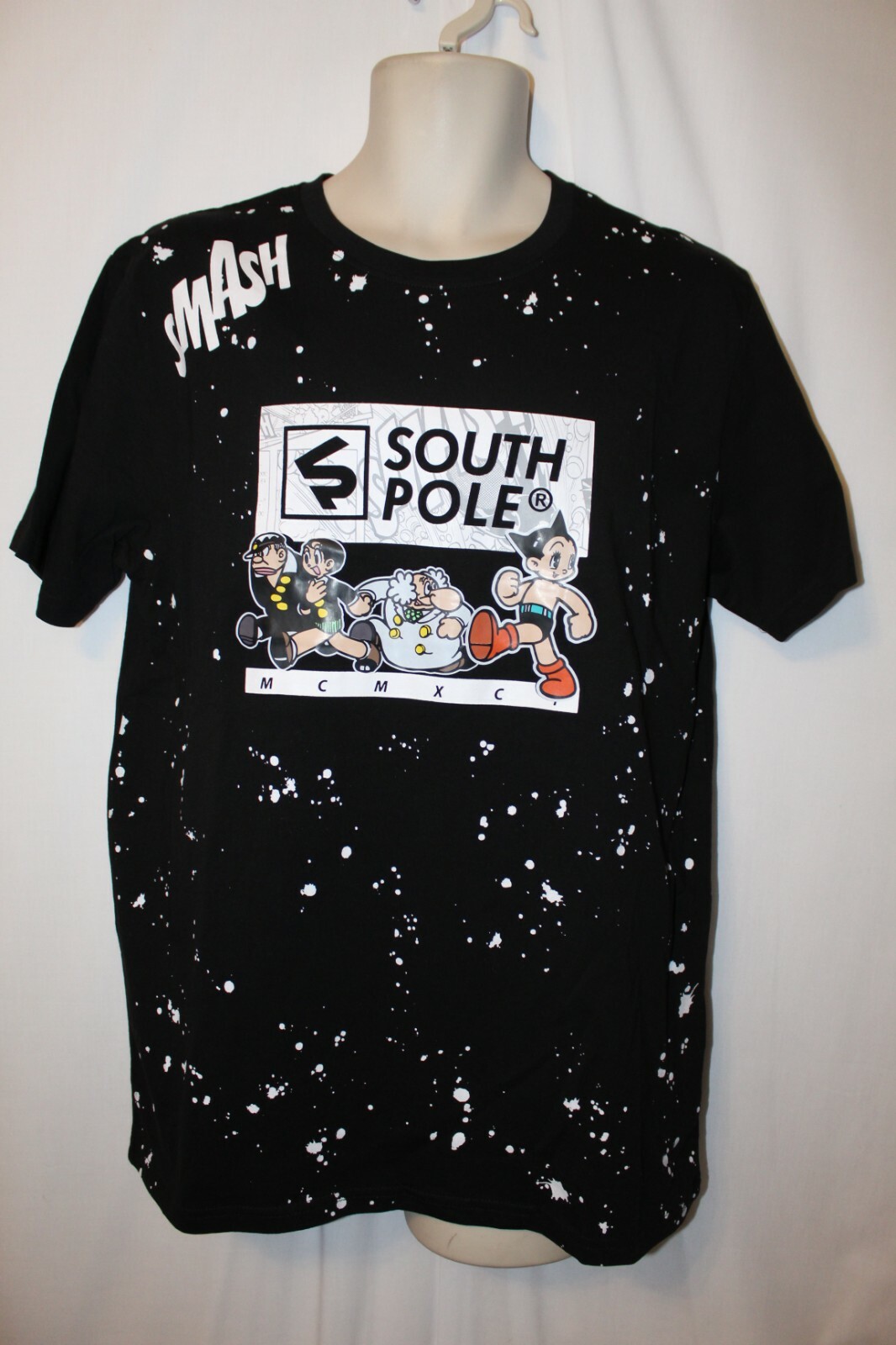 mens southpole astro boy t-shirt L nwt black