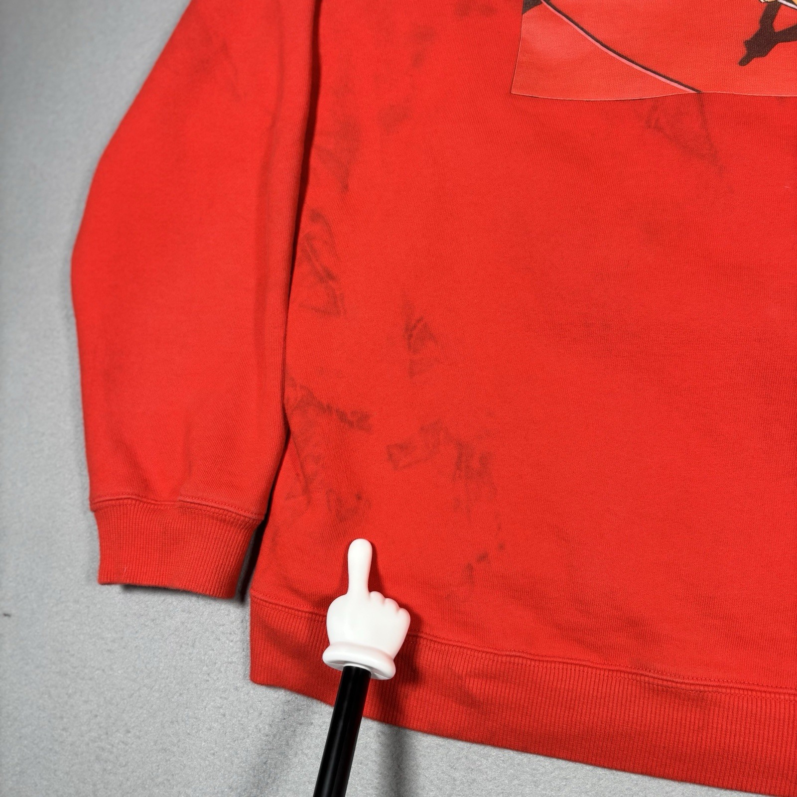 Dumbgood x Cowboy Bebop Crewneck Sweater Men’s Large Red Faye Valentine Anime
