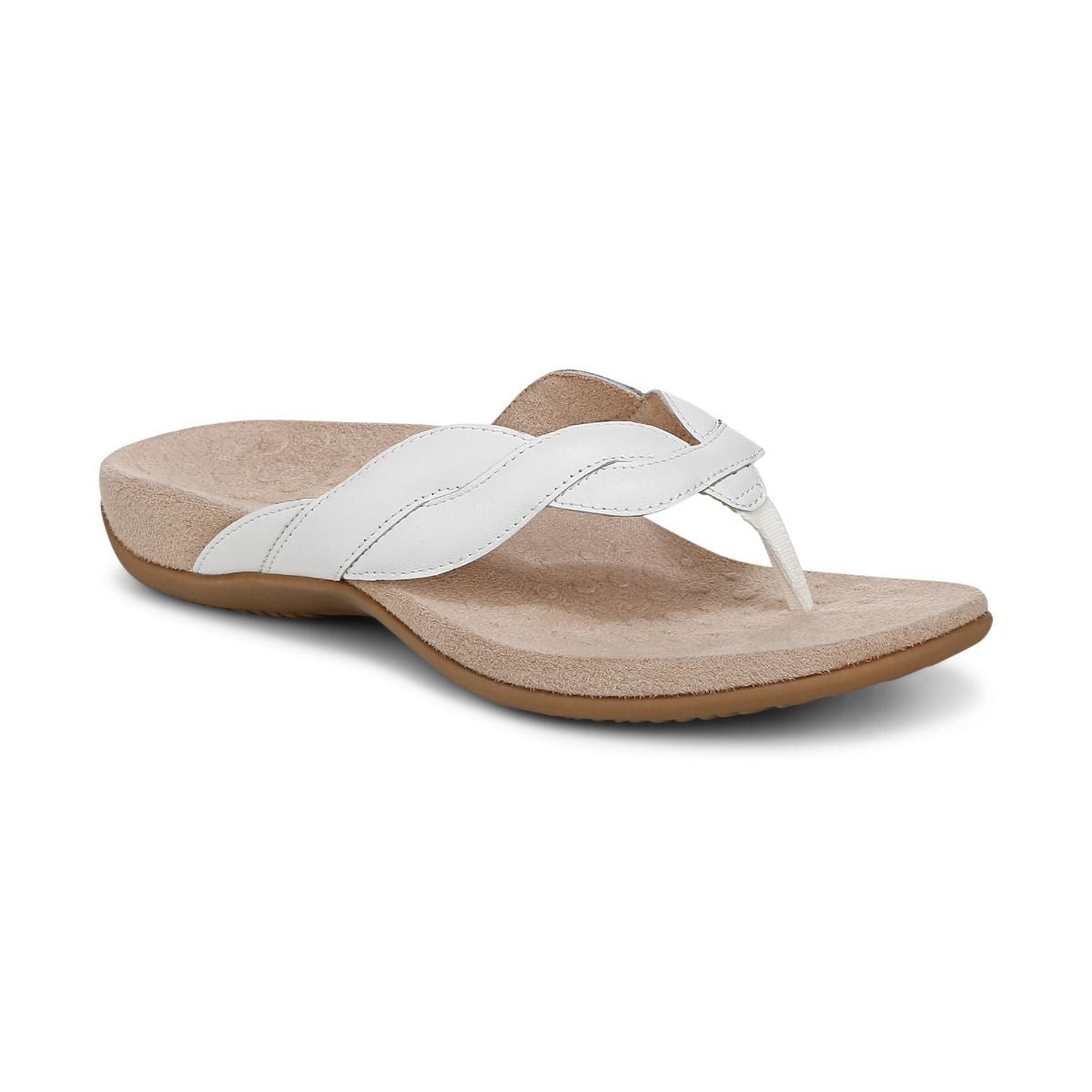 Vionic Bella Braid Toe Post Sandal, Medium Width