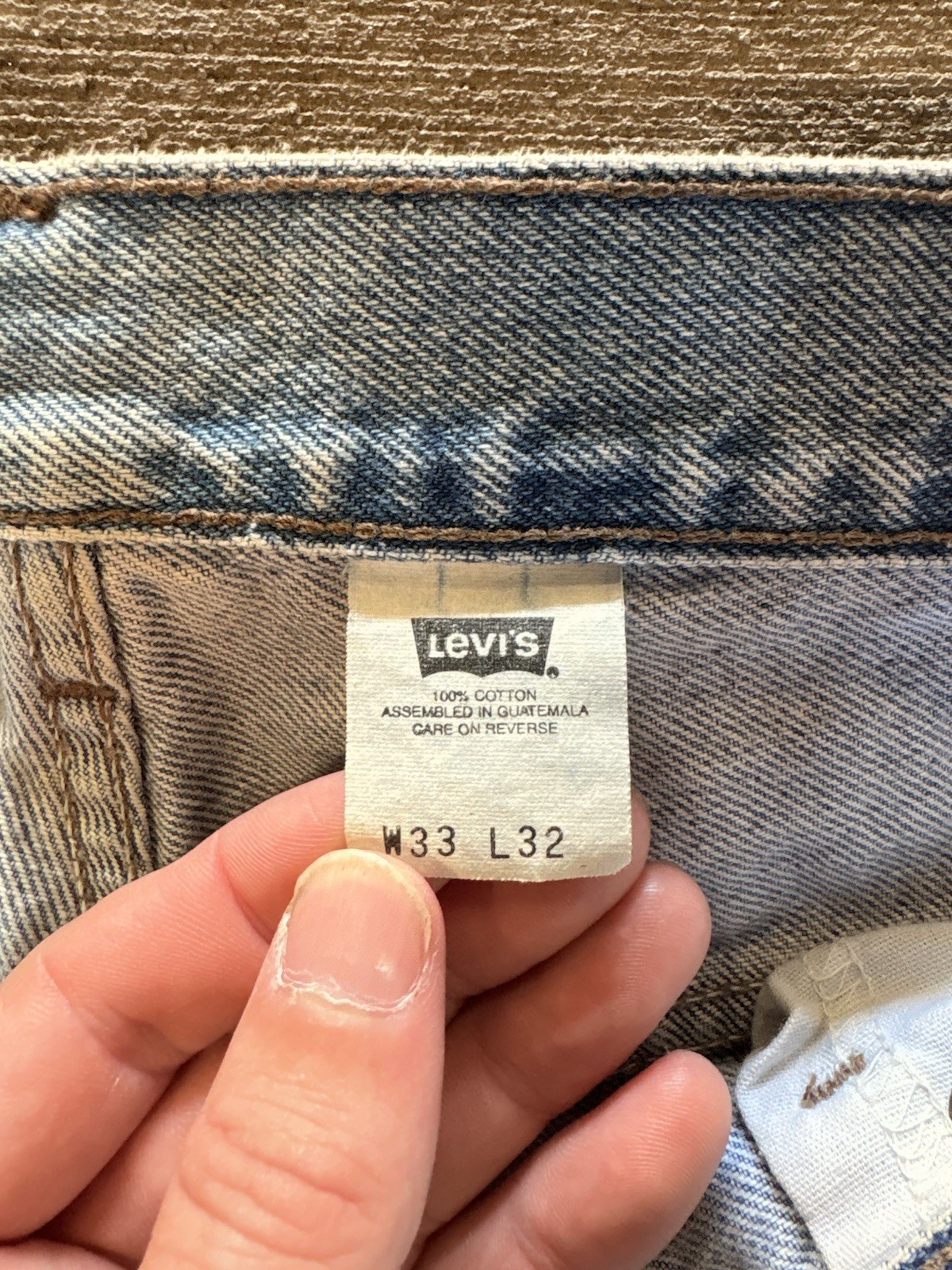 Levi’s Dry Goods Men’s Blue Light Wash Straight Regular Fit Denim Jeans