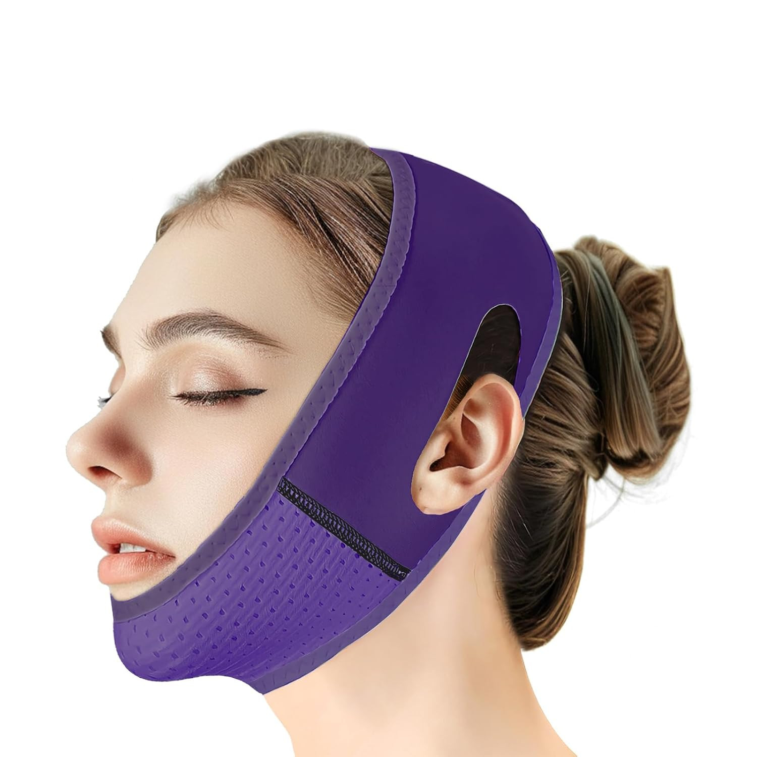 Reusable V Line Lifting Mask with Chin Strap, V Shaped Face Mask for Sagging, Ja
