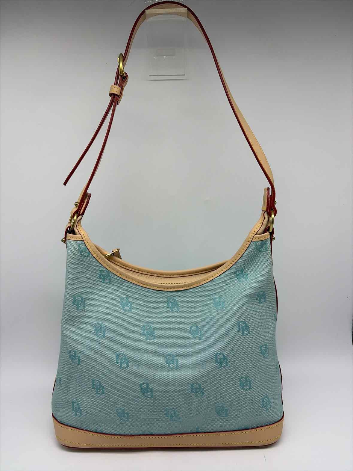 Dooney & Bourke Blue Monogram Shoulder Bag Shoulder Bag
