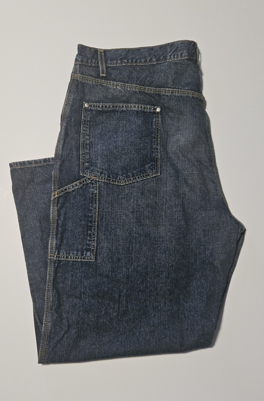 Vintage Y2k Levis Silvertab 42 X 30 Carpenter Jeans Hammer Loop Wide Leg