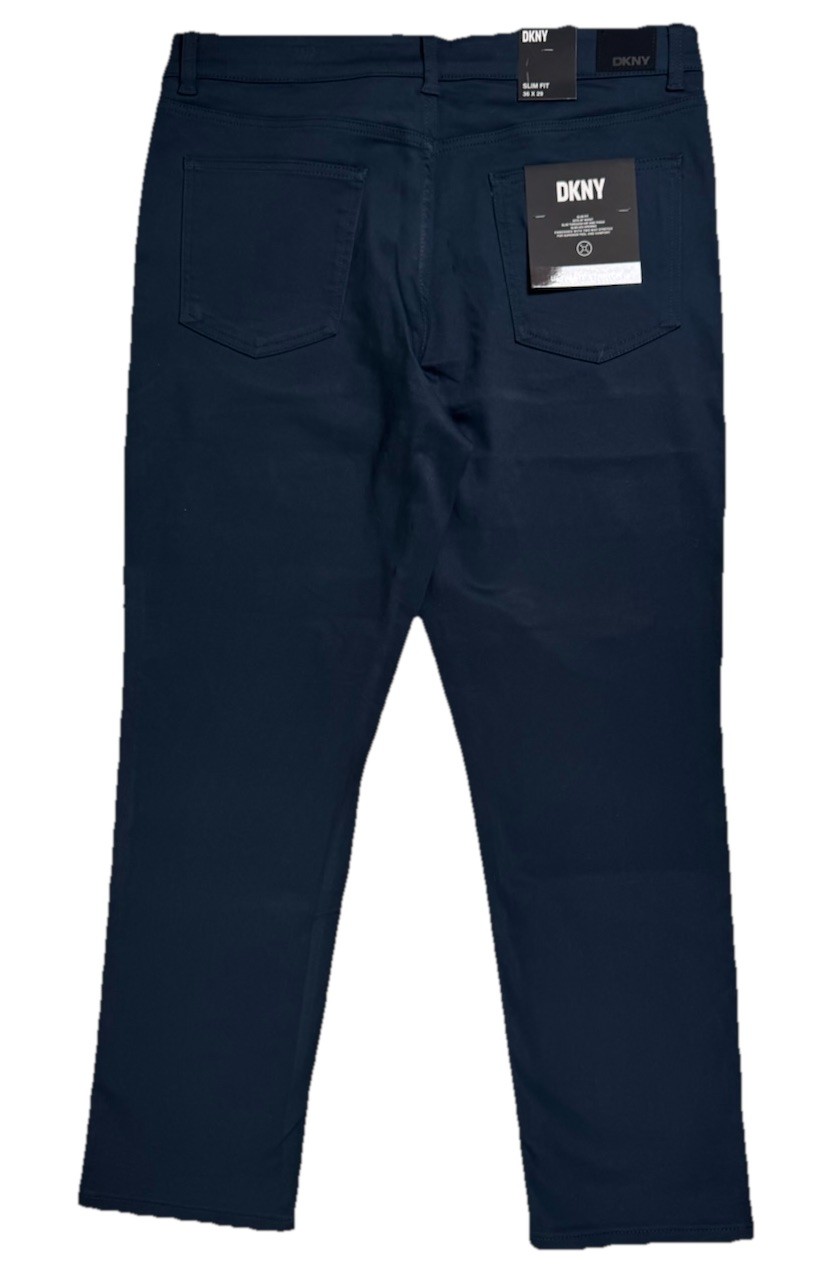 NWT DKNY Mens Ultimate Stretch Pants Stanton Slim Fit 30 32 33 34 36 38 Navy K1